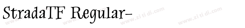 StradaTF Regular字体转换